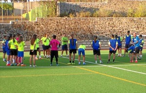 El equipo onubense regresó a los entrenamientos el pasado viernes tras el parón navideño. / Foto: www.sportingclubhuelva.com.