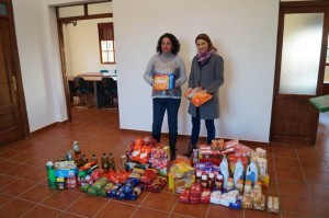 Organización de lotes de alimentos.