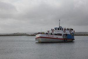 Ferry habitual que usan los Reyes Magos para llegar hasta Ayamonte. 