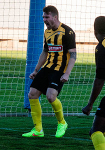 Con los goles de Iván Aguilar quedó el partido visto para sentencia. / Foto: Javier Losa.