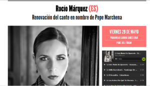 Rocío Márquez en la web del Primavera Sound. 