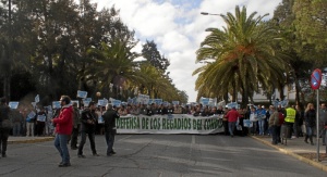 Manifestación de la Plataforma el pasado 15 de enero.