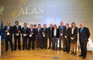 Foto de familia de la entrega de premios.