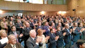 Imagen de los asistentes a la Asamblea Electoral.