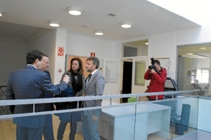 Visita a la nueva sede de los juzgados de lo Social y de Vigilancia Penitenciaria de Huelva.