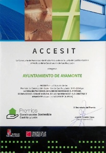 Accesit al Ayuntamiento de Ayamonte. 