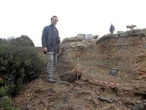 Jesús de Haro, director de las excavaciones realizadas.