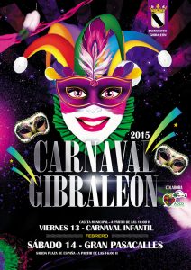 Cartel anunciador del carnaval de Gibraleón