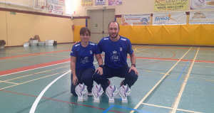 Laura Longo y, sobre todo, Carlos Longo, han brillado en el Andaluz de Veteranos de Bádminton.