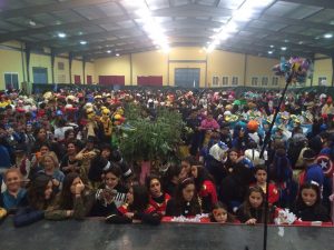 Imagen del carnaval en el Recinto Ferial de Gibraleón.