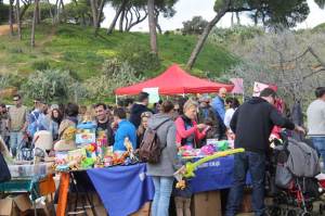 Numerosos onubenses se han acercado al Parque Moret.