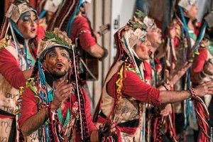 La Comparsa de Ayamonte, volvio a recitar en el Teatro Cardenio. 