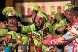 Los cocineros de la chirigota, 'Jamar en tiempo revueltos'.