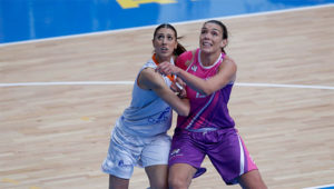 Luci Pascua, durante la final de la Copa de la Reina.