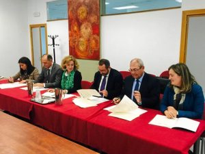 Firma de convenios para el Máster Oficial en Tecnología Ambiental.