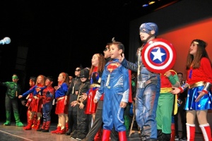 Una de agrupaciones Infantiles de la Escuela Municipal de Carnaval.