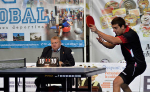 Adrián Robles dio los dos puntos de sus partidos al cuadro ayamontino. / Foto: J. L. Rúa.