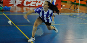 Haideé Ojeda durante un partido de su equipo.