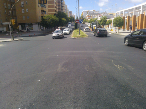 Imagen de la Avenida de las Fuerzas Armadas.