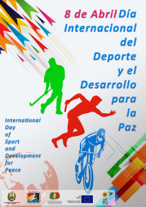 Cartel de la Jornada lúdico-deportiva en Ayamonte.