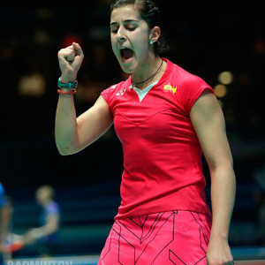 Carolina Marín logró acceder a las semifinales en Birmingham. / Foto: Badminton Photo.