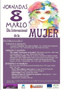 Cartel programación Día de la Mujer.