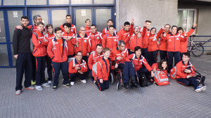 Representantes del Coda, que han realizado un gran Campeonato de España de Natación.