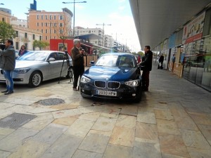 Los BMW y MINI se encuentran a la entrada del Mercado del Carmen