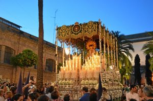 La Virgen del Refugio el pasado Martes Santo