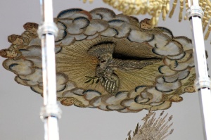 Detalle del techo del paso de palio.