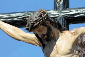 Nuestro Padre Jesús del Perdón en su salida este Lunes Santo.