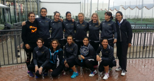 Componentes del equipo femenino de La Volea en Antequera.