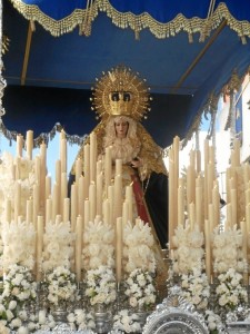 Virgen de los Dolores de la Hermandad de la Lanzada.