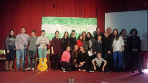 Los alumnos también fueron protagonistas de este festival flamenco. 