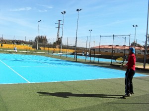 Torneo Dia de Andalucia con motivo de las reformas de las pistas de tenis.