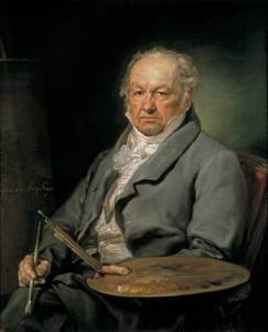 Autorretrato de Francisco de Goya.