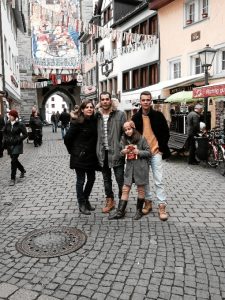 La familia Feria Rodríguez, natural de San Bartolomé de la Torre, vive en Alemania.