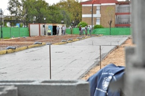 Imagen de la construcción de las viviendas del plan Ciudad Joven IV.