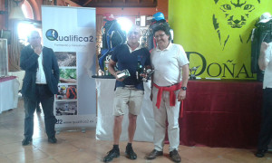 Un momento de la entrega de premios del torneo celebrado en Matalascañanas.