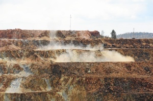 Primera voladura del Proyecto Riotinto.