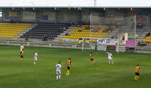 El San Roque se hizo acreedor a una victoria más que merecida. / Foto: @Aurinegros.