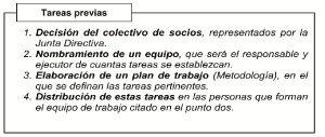 Tareas previas