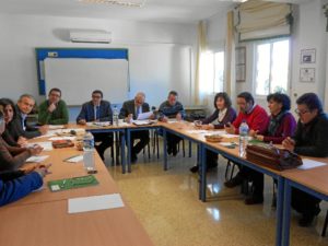 Reunión de los responsables de las zonas educativas.