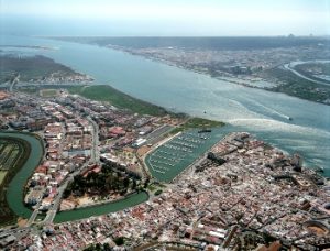 Vista aérea de Ayamonte.