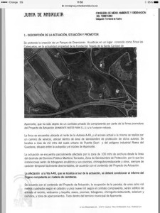 Documento presentado al Ayuntamiento.