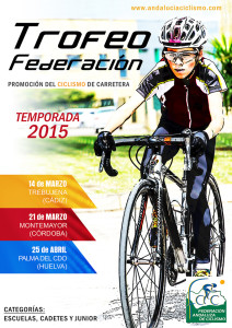 Cartel anunciador de la prueba ciclista del sábado en La Palma.