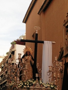 Salida de la Virgen de la Consolación.