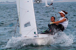 Marta Garrido y Ana Lobo brillaron con luz propia en las pruebas en El Puerto.