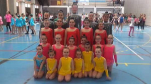 El Gimnasia Rítmica Huelva, con sus escuelas, está brillando en La Provincia en Juego.