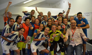 El Sporting afronta con enorme ilusión y ganas la final de la Copa de la Reina. / Foto: J. Arrazola.